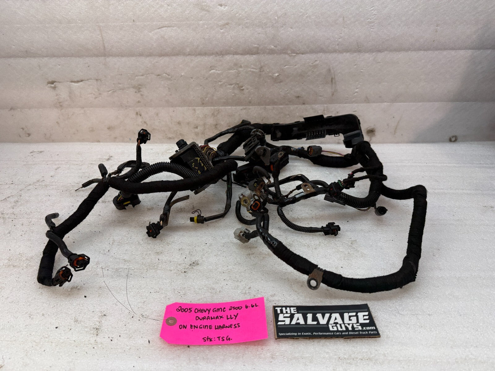 05 Chevrolet GMC 2500HD 3500HD DURAMAX 6.6 LLY DIESEL ENGINE WIRING LOOM HARNESS