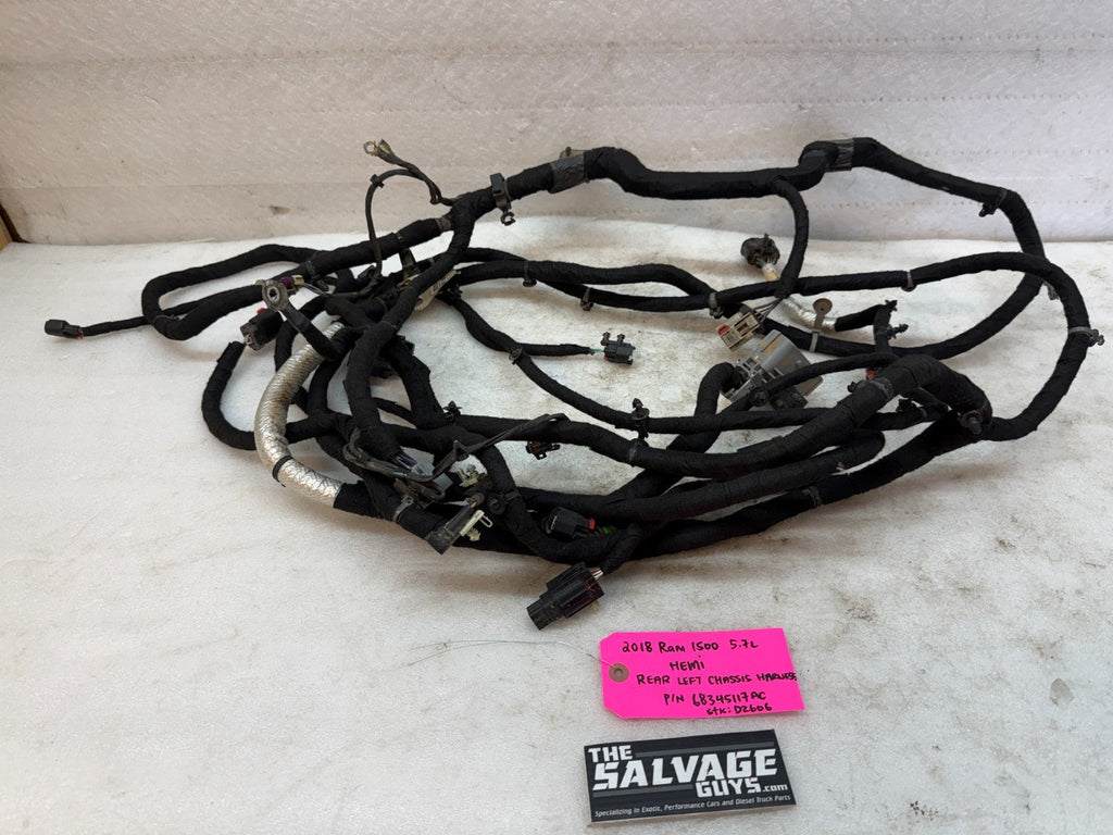 18 19 DODGE RAM SPORT 1500 5.7 LEFT SIDE CHASSIS FRAME HARNESS LOOM 68345117AC