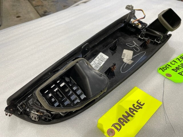 15-19 CHEVROLET CORVETTE C7 Z06 Z07 BLACK W/ RED RIGHT SIDE DASH TRIM PIECE
