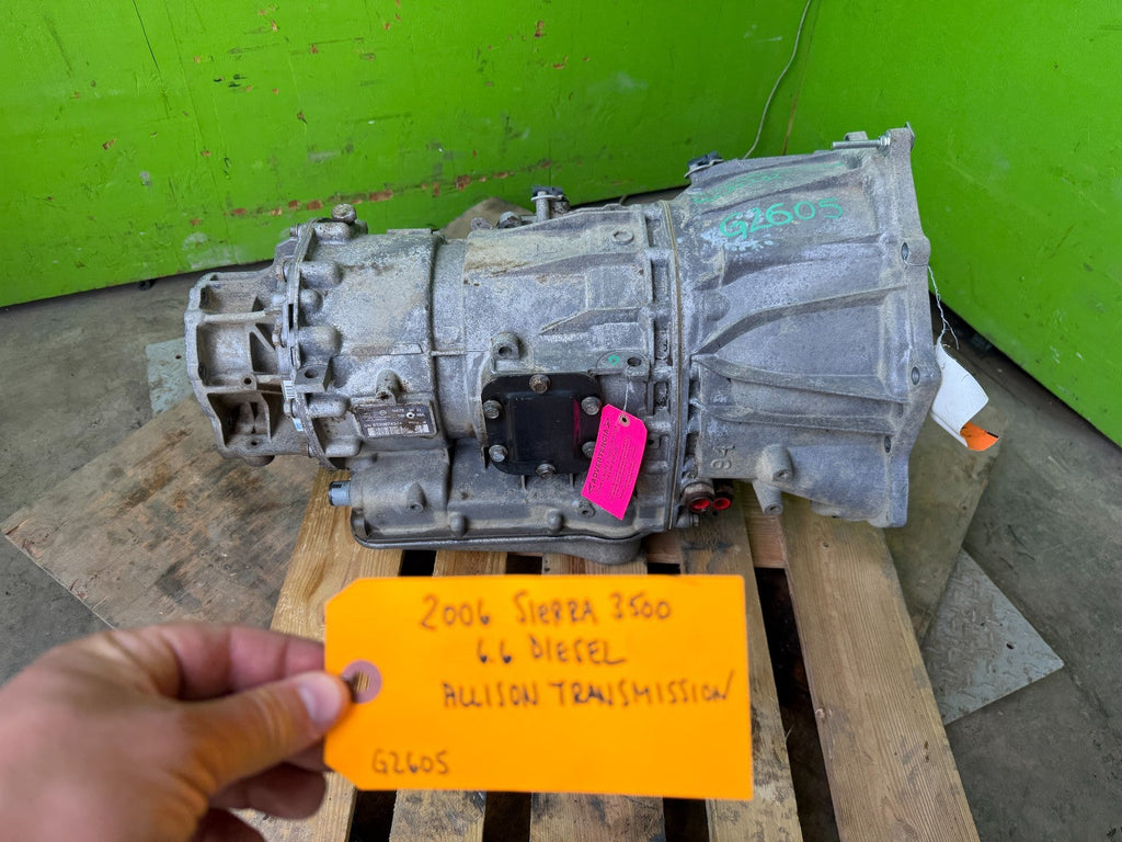 06 07 Chevrolet GMC 3500HD DURAMAX 6.6 ALLISON 1000 AUTOMATIC TRANSMISSION 4WD