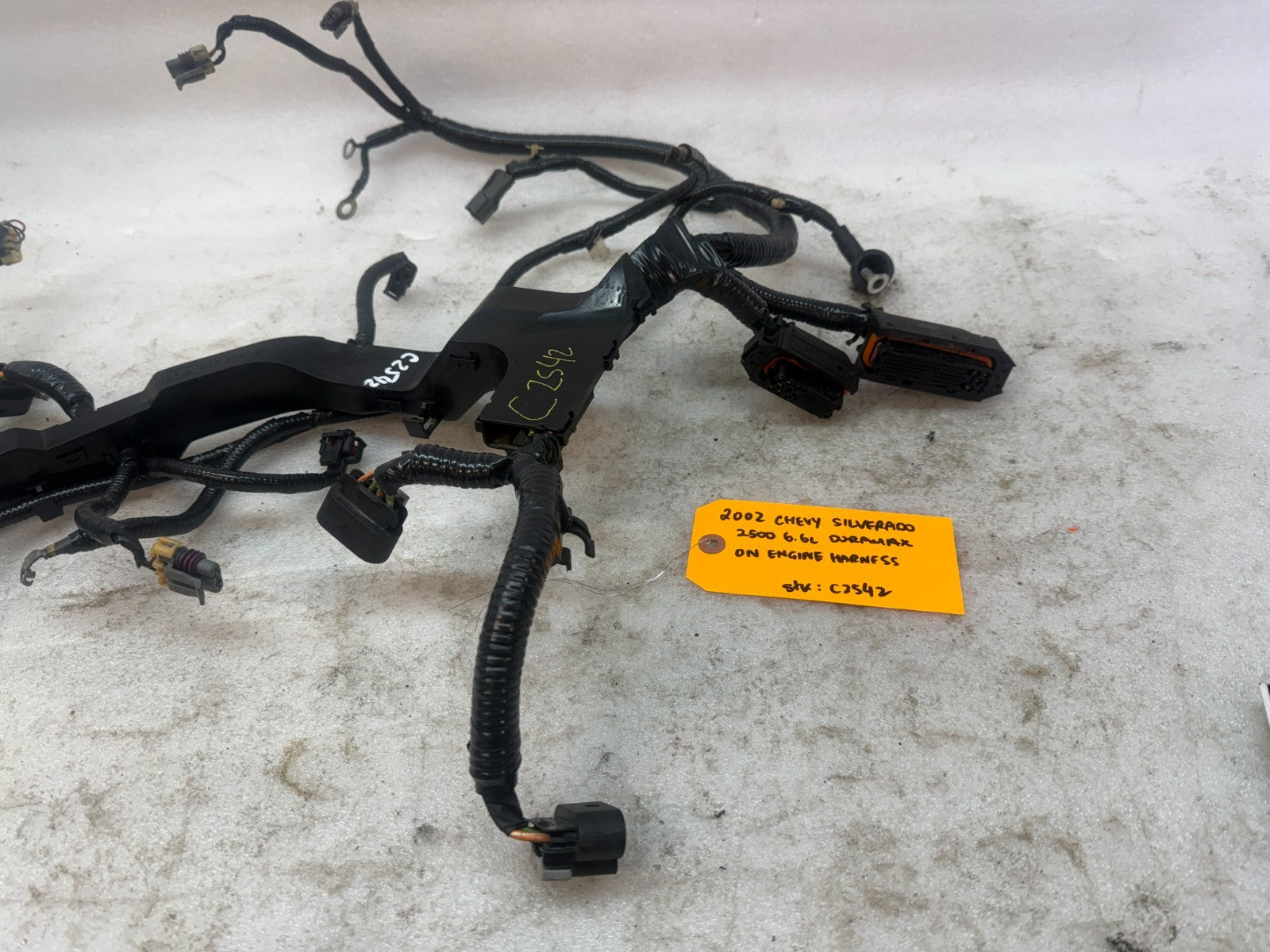 01 02 Chevrolet GMC DURAMAX LB7 6.6 ON ENGINE WIRING HARNESS LOOM