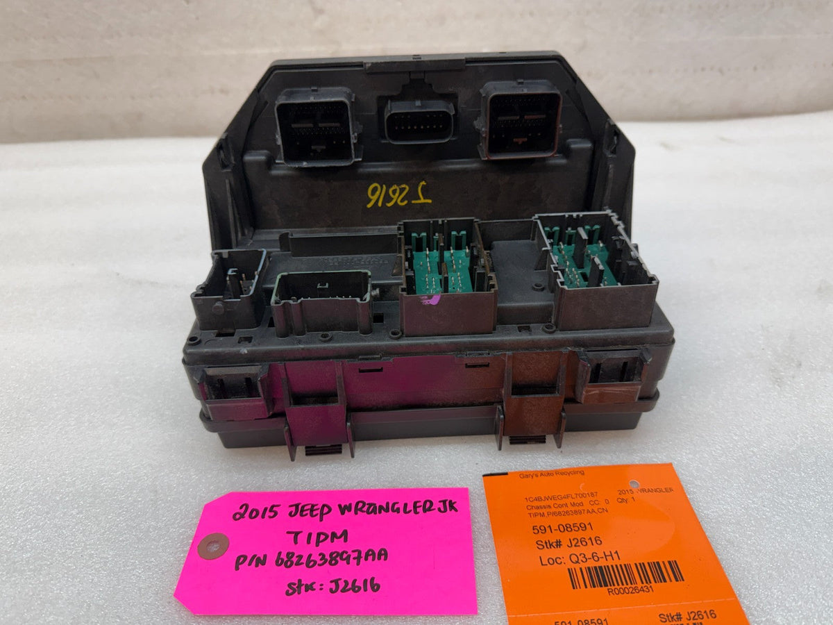 15 JEEP WRANGLER JK TIPM INTEGRATED MODULE FUSE BOX 68263897AA