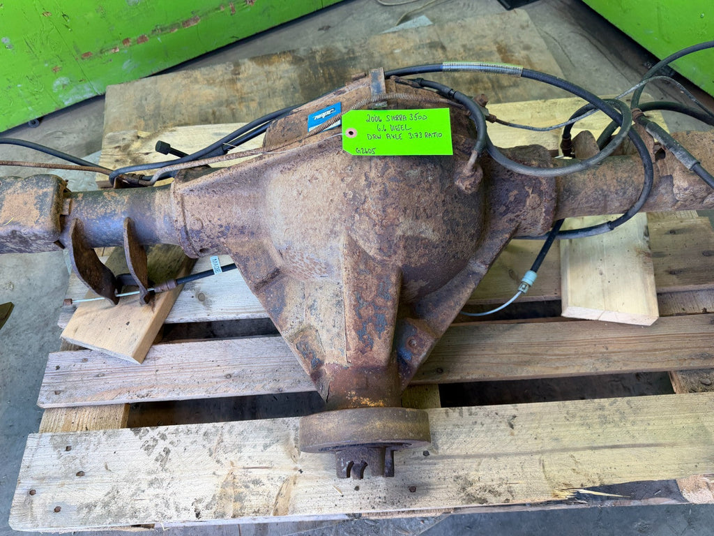 01-07 GMC SIERRA SILVERADO 3500HD DRW REAR DIFFERENTIAL AXLE GT4 G80 3.73 REMAN