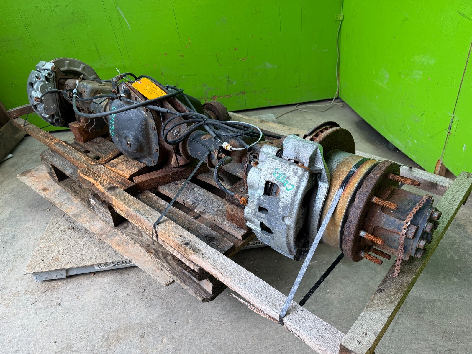 11-14 GMC SIERRA SILVERADO 3500HD DRW REAR DIFFERENTIAL AXLE GT4 G80 3.73