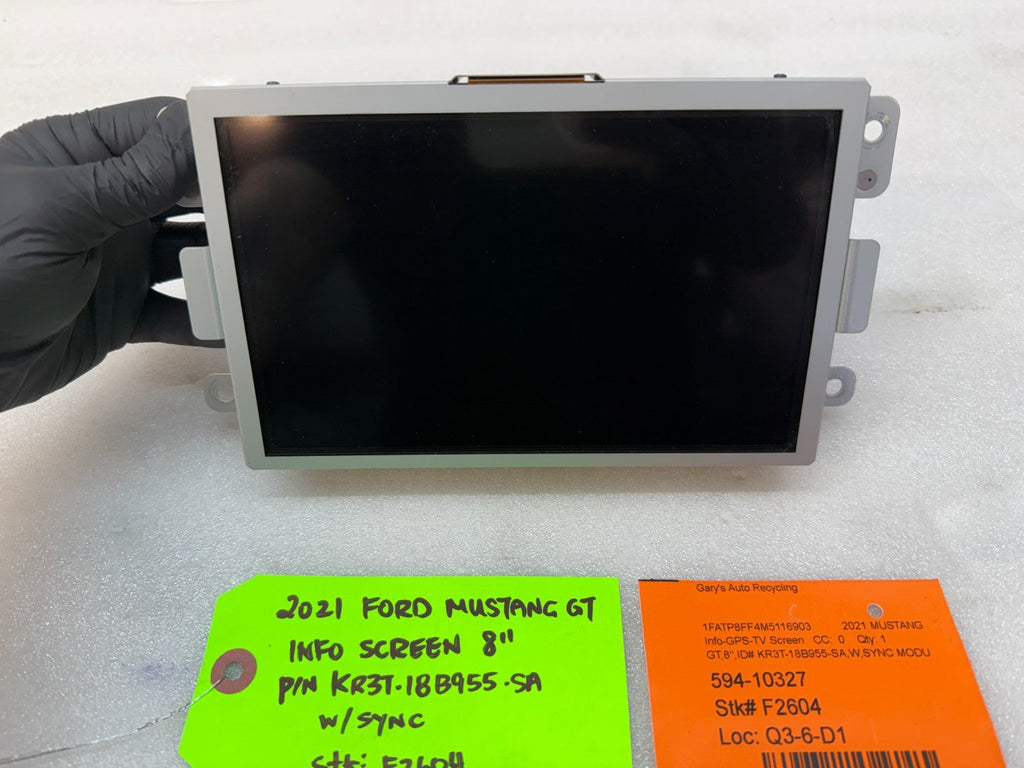 21 FORD MUSTANG GT OEM 8.0 RADIO NAVIGATION SCREEN SYNC 3 APIM KR3T-18B955-SA