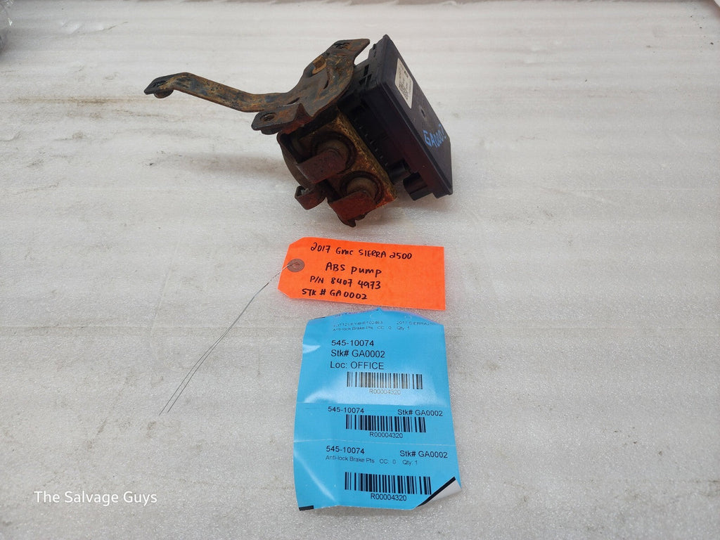 14-19 GMC SIERRA 2500HD 3500HD ABS ANTI LOCK BRAKE MODULE 84074973