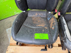 09 PORSCHE 997 911 LEFT RIGHT FRONT HEATED MANUAL SPORT SEATS 05-12