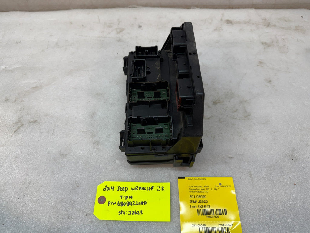 14 JEEP WRANGLER JK TIPM INTEGRATED MODULE FUSE BOX 68217404AB