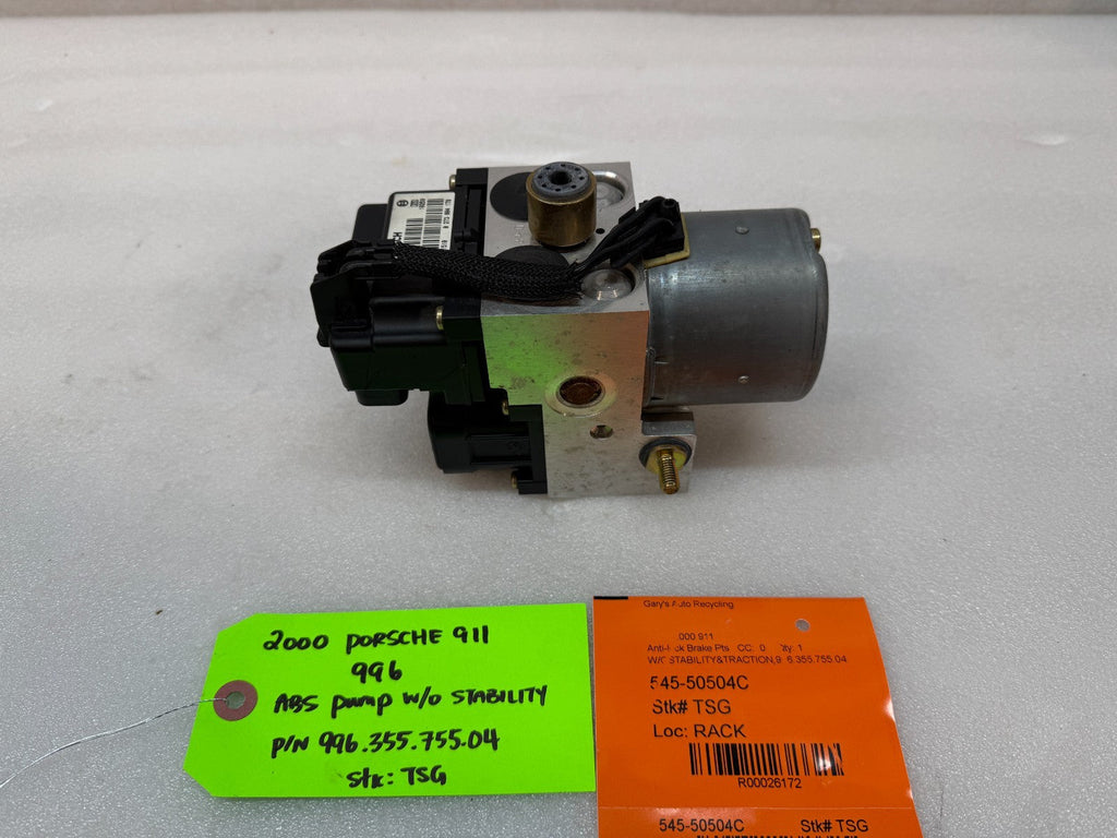 99-04 PORSCHE 911 996 BOXSTER ABS BRAKE PUMP MODULE 996.355.755.04 99635575504