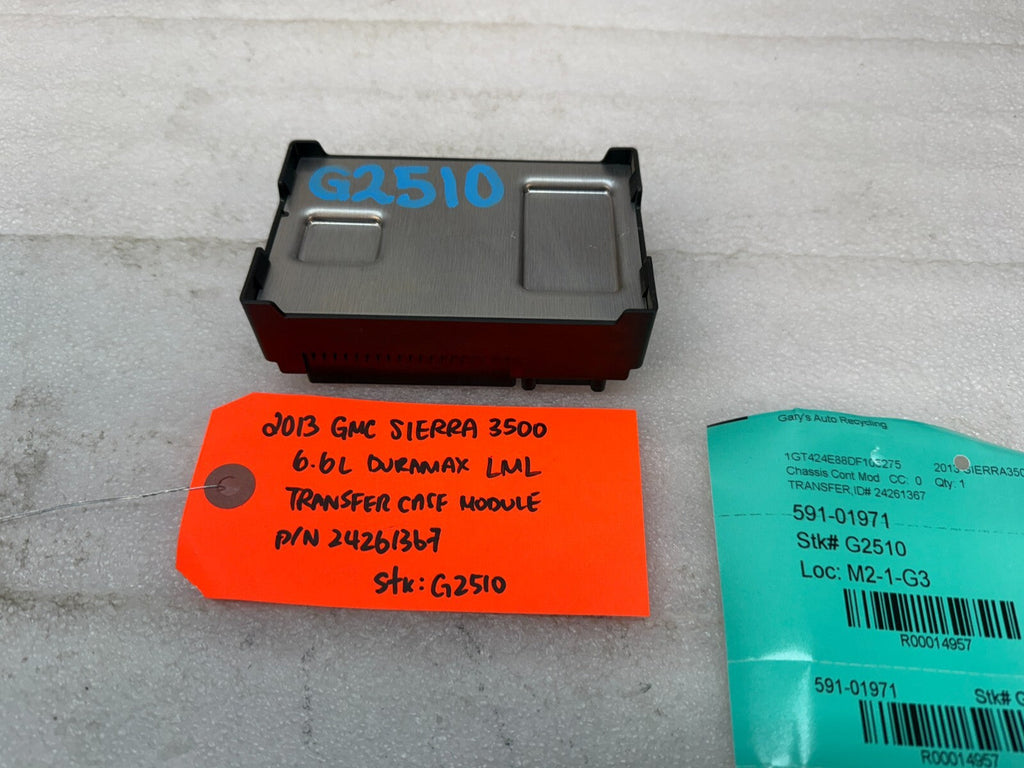 07-14 GMC SIERRA 2500HD 3500 TRANSFER CASE CONTROL MODULE TCCM 24261367