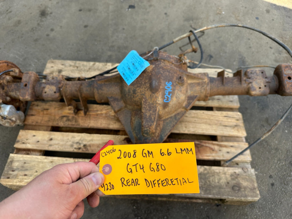 08 09 10 GMC SIERRA SILVERADO 2500HD 3500HD SRW REAR DIFFERENTIAL AXLE GT4 G80
