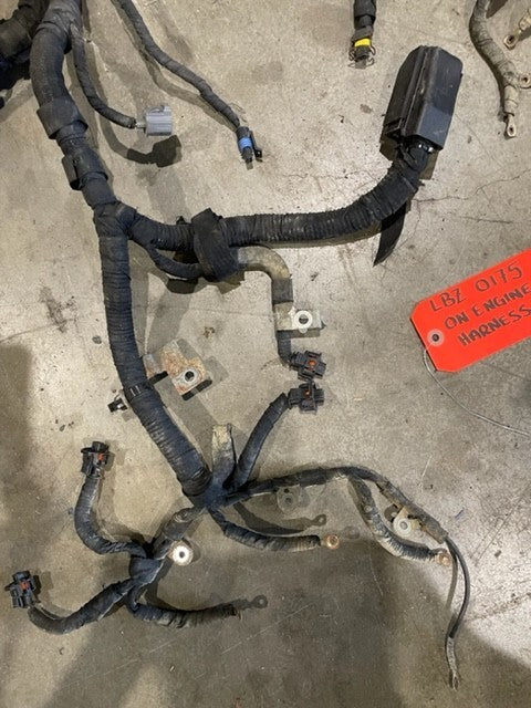 06 07 GMC CHEVROLET 2500HD DURAMAX 6.6 LBZ ENGINE MOTOR WIRING HARNESS LOOM