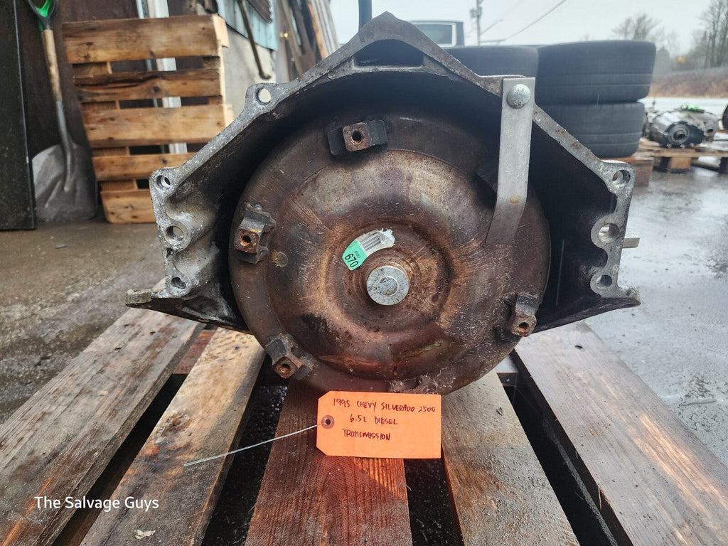 95 CHEVROLET GMC SIERRA SILVERADO 4L80E AUTOMATIC TRANSMISSION 2WD 6.5 DIESEL