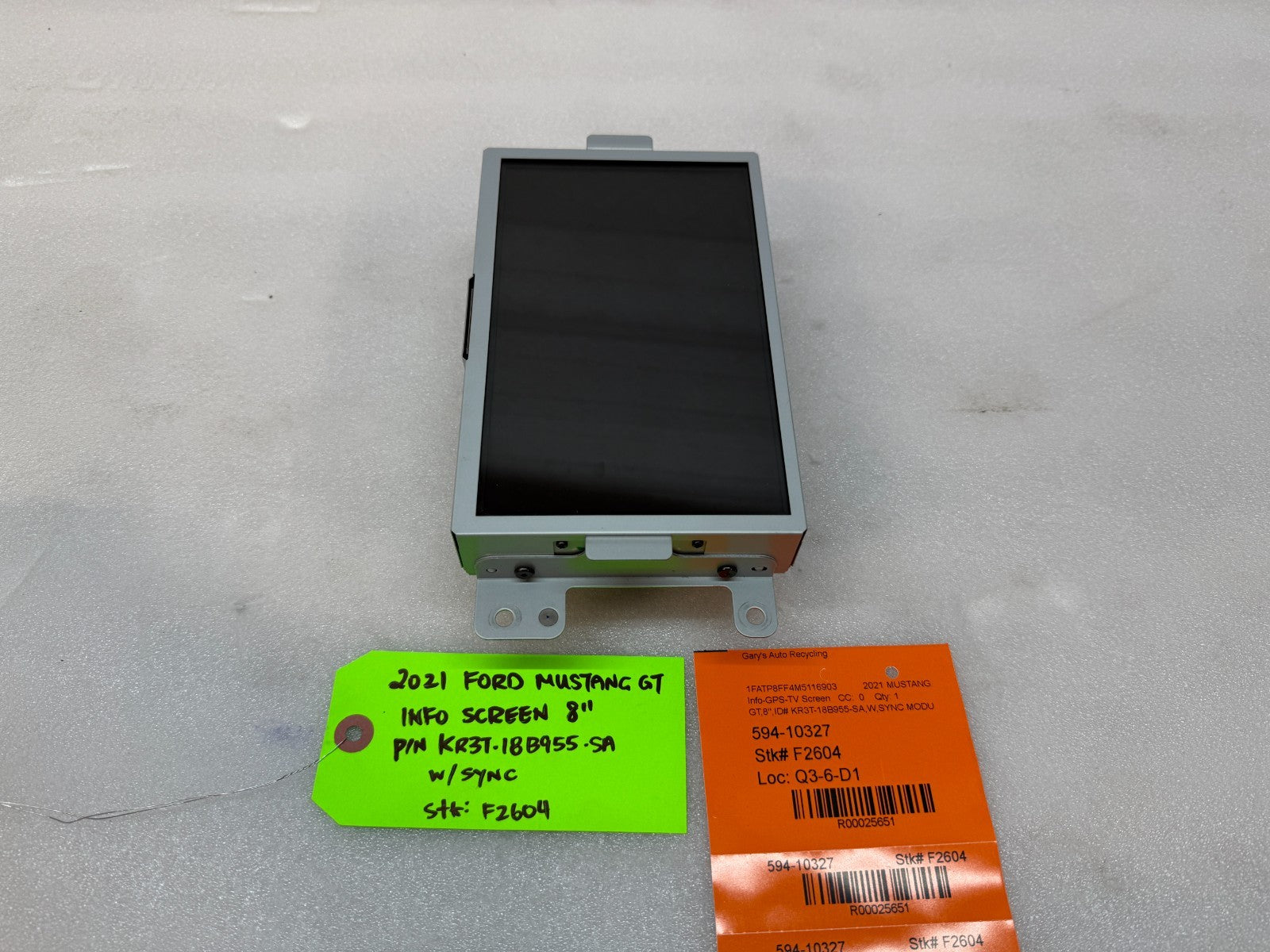 21 FORD MUSTANG GT OEM 8.0 RADIO NAVIGATION SCREEN SYNC 3 APIM KR3T-18B955-SA