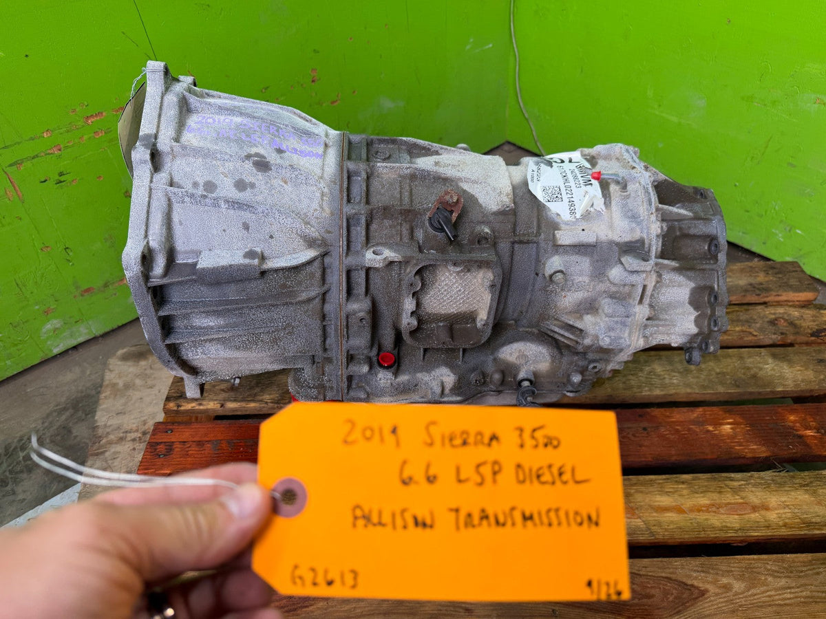 17-19 GMC SIERRA 2500HD 3500 ALLISON AUTOMATIC TRANSMISSION FOR DIESEL 6.6 L5P