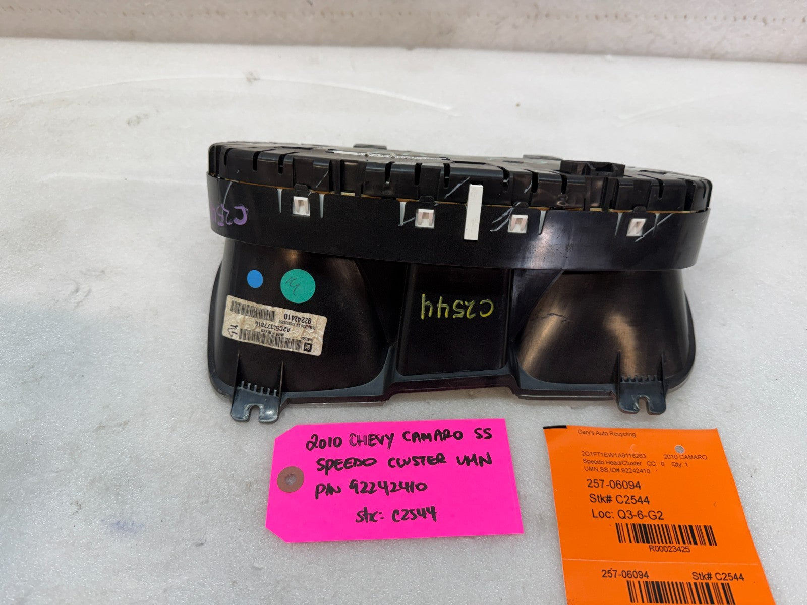 10 CHEVROLET CAMARO SS METRIC SPEEDOMETER GAUGE CLUSTER MANUAL 92242410