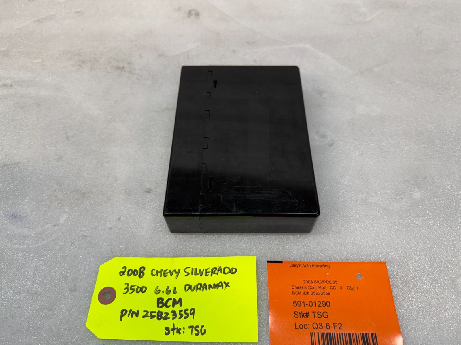 08 09 10 Chevrolet GMC DURAMAX LMM 6.6 BCM BODY CONTROL MODULE 25823559