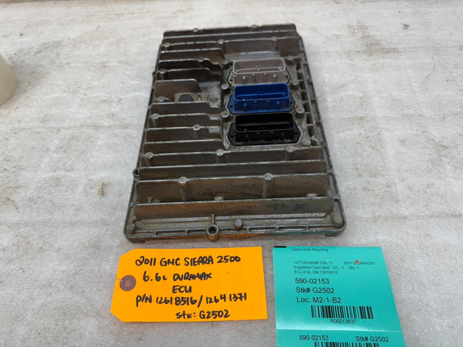 11-14 Chevrolet GMC 2500HD DURAMAX 6.6 LML OEM ENGINE COMPUTER ECU ECM 12618516