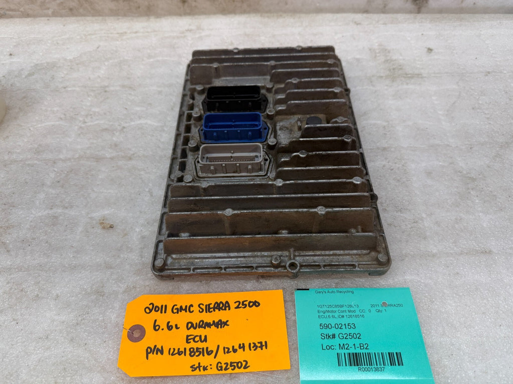 11-14 Chevrolet GMC 2500HD DURAMAX 6.6 LML OEM ENGINE COMPUTER ECU ECM 12618516