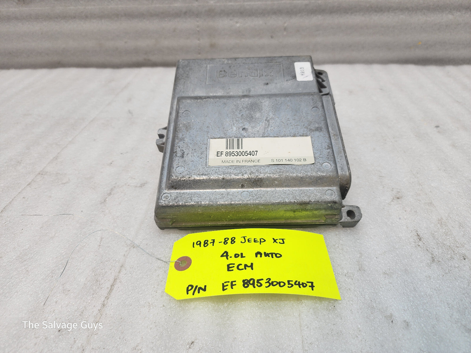 87-90 JEEP CHEROKEE XJ MJ 4.0 AUTOMATIC ENGINE MOTOR ECM ECU EF8953005407