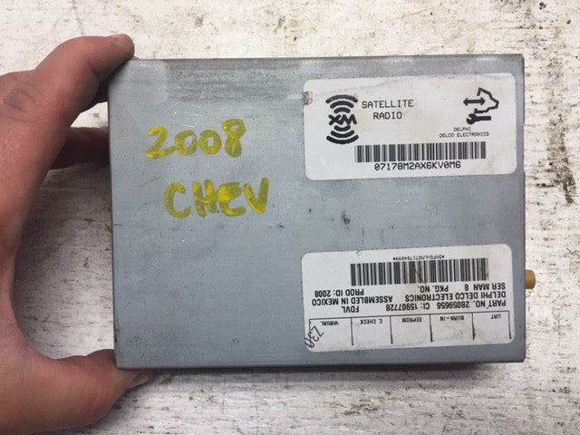 08-10 Chevrolet GMC 2500HD 3500HD OEM XM SATELLITE RADIO CONTROL MODULE 28059656