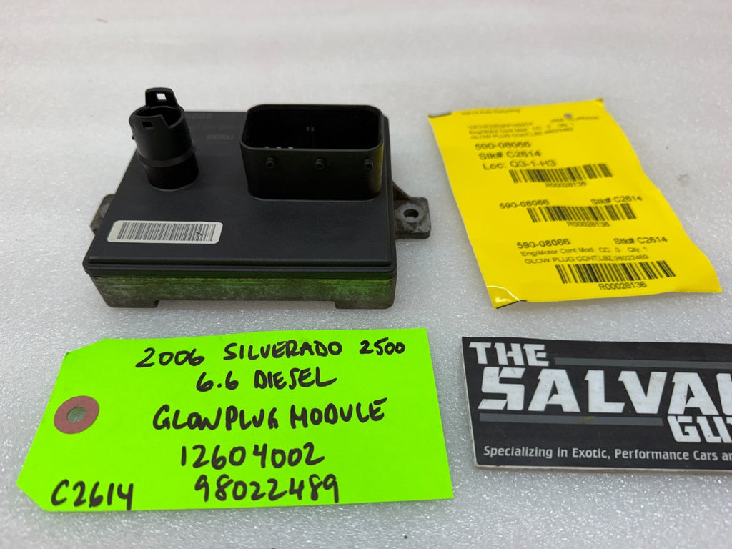 06 07 Chevrolet GMC 2500HD 3500 DURAMAX 6.6 LBZ GPM GLOW PLUG CONTROL MODULE