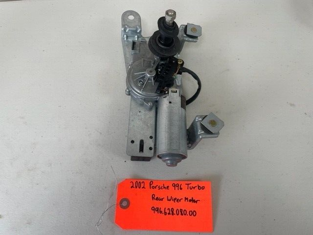 02 PORSCHE 996TT OEM REAR WINDSHIELD WIPER MOTOR 99662808000 01-05 69K!!