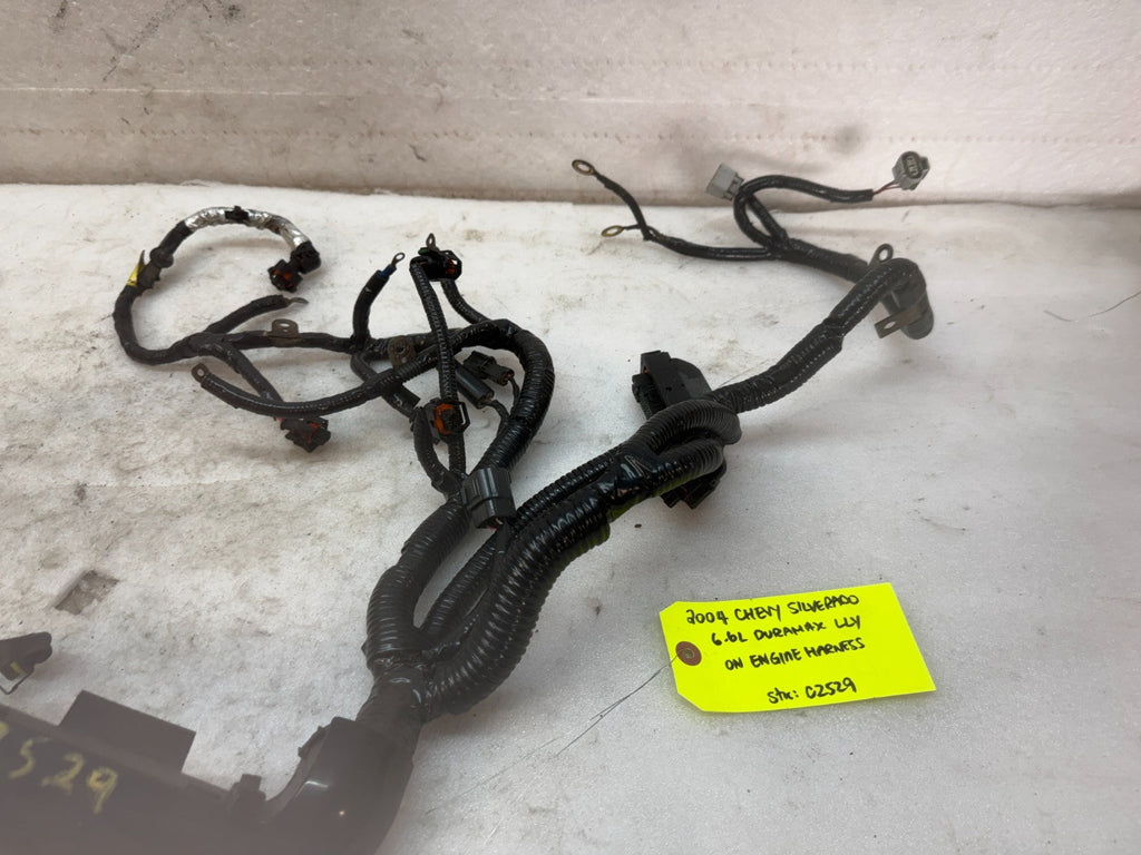 04 Chevrolet GMC 2500HD 3500HD DURAMAX 6.6 LLY DIESEL ENGINE WIRING LOOM HARNESS