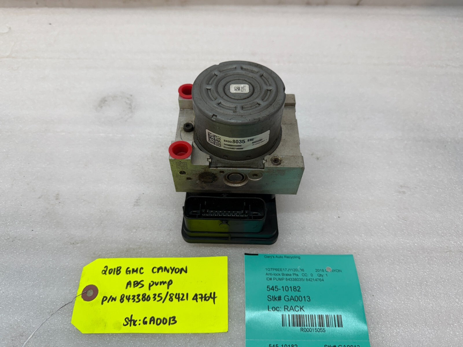 18 GMC CANYON COLORADO OEM ABS ANTI LOCK BRAKE PUMP MODULE 84338035 17-22