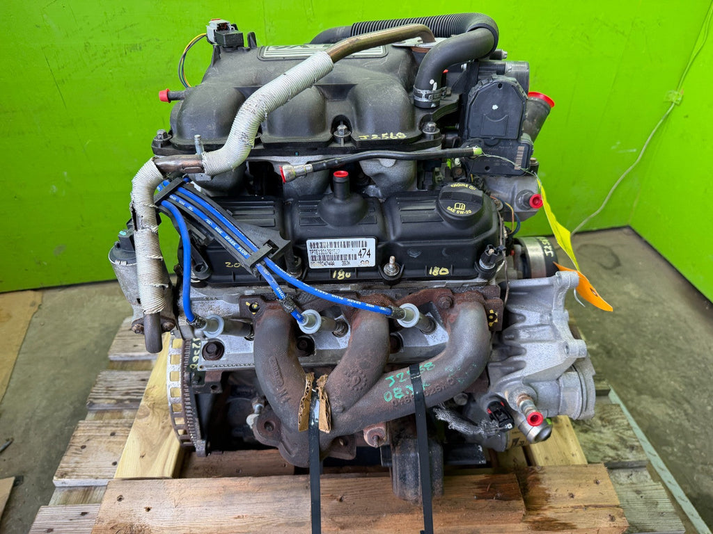 08 JEEP WRANGLER JK 3.8 COMPLETE ENGINE MOTOR ASSEMBLY 07-11