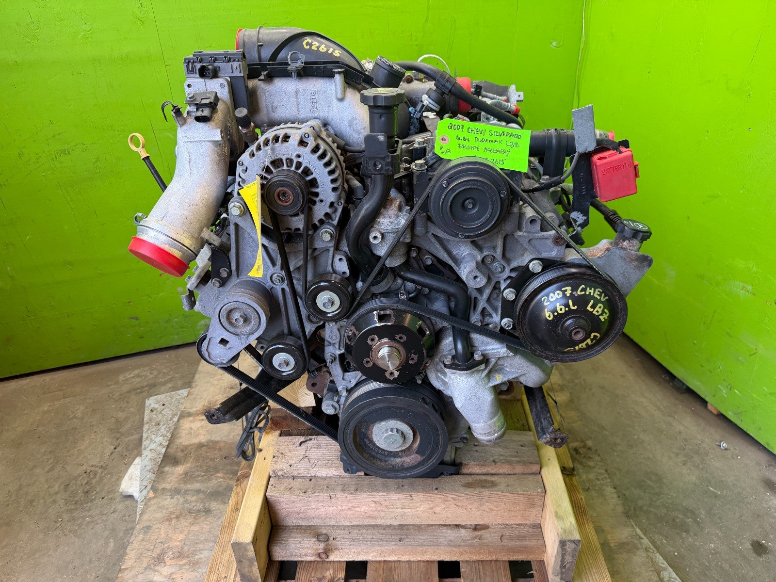 06 07 CHEVROLET GMC 2500 3500 6.6 LBZ DURAMAX DIESEL ENGINE MOTOR NO CORE!!