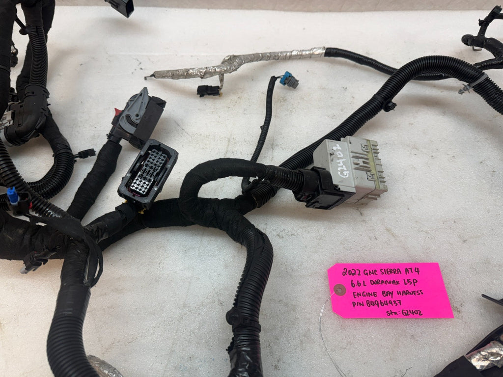 20-24 GMC CHEVROLET 3500HD DURAMAX 6.6 L5P ENGINE BAY WIRING HARNESS 84964937