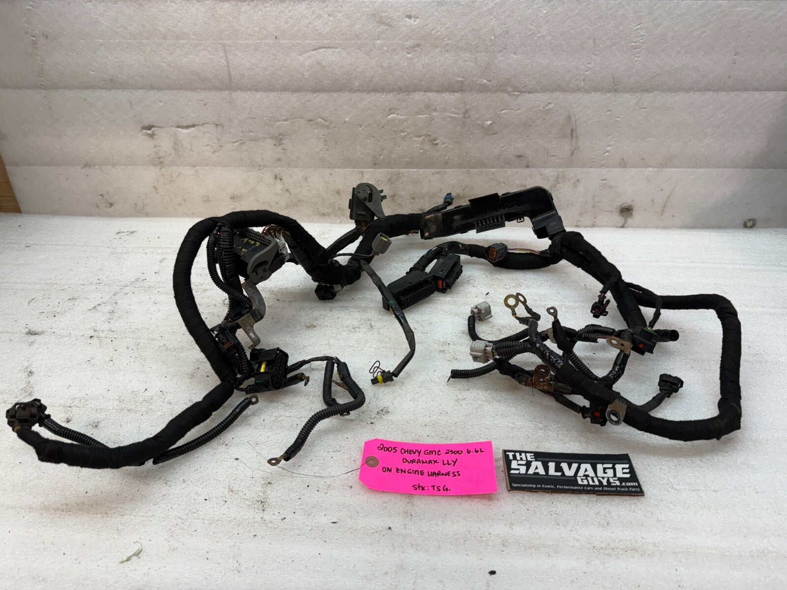 05 Chevrolet GMC 2500HD 3500HD DURAMAX 6.6 LLY DIESEL ENGINE WIRING LOOM HARNESS