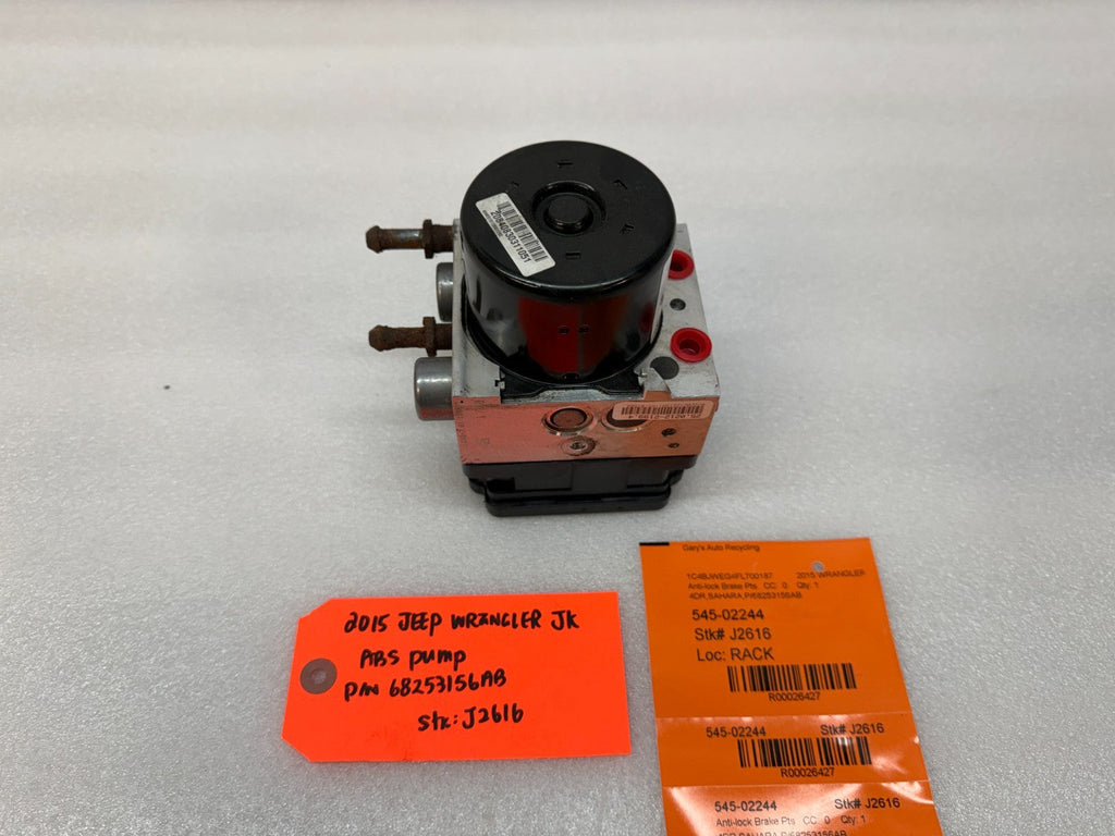 15 16 17 18 JEEP WRANGLER JK JKU OEM ABS ANTI LOCK BRAKE PUMP MODULE P68253156AB