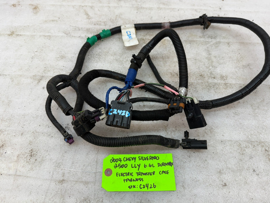 04 Chevrolet GMC 2500HD DURAMAX ELECTRIC SHIFT TRANSFER CASE WIRING HARNESS