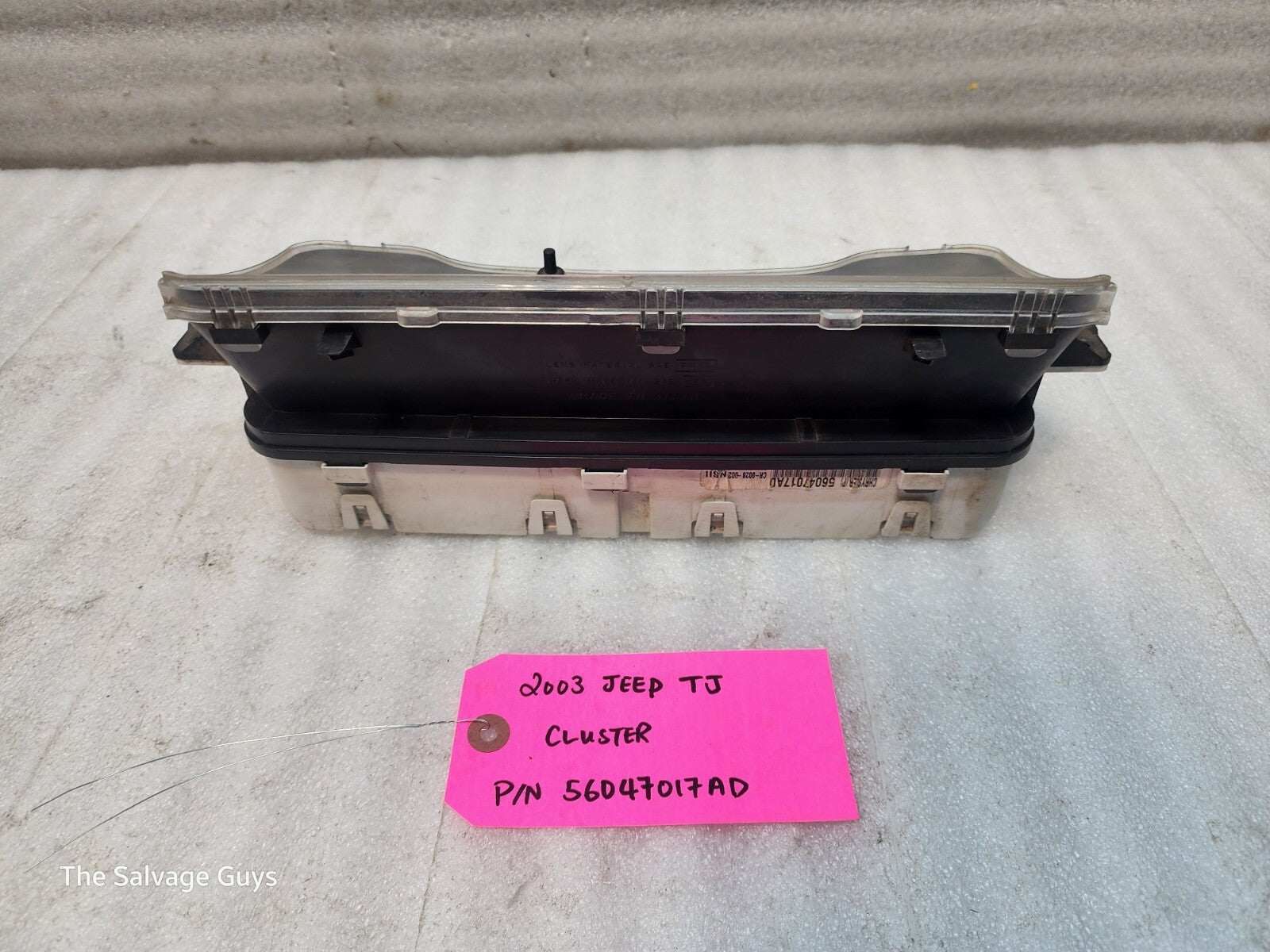 03 JEEP WRANGLER TJ LJ OEM METRIC SPEEDOMETER GAUGE CLUSTER 56047017AD 03-06