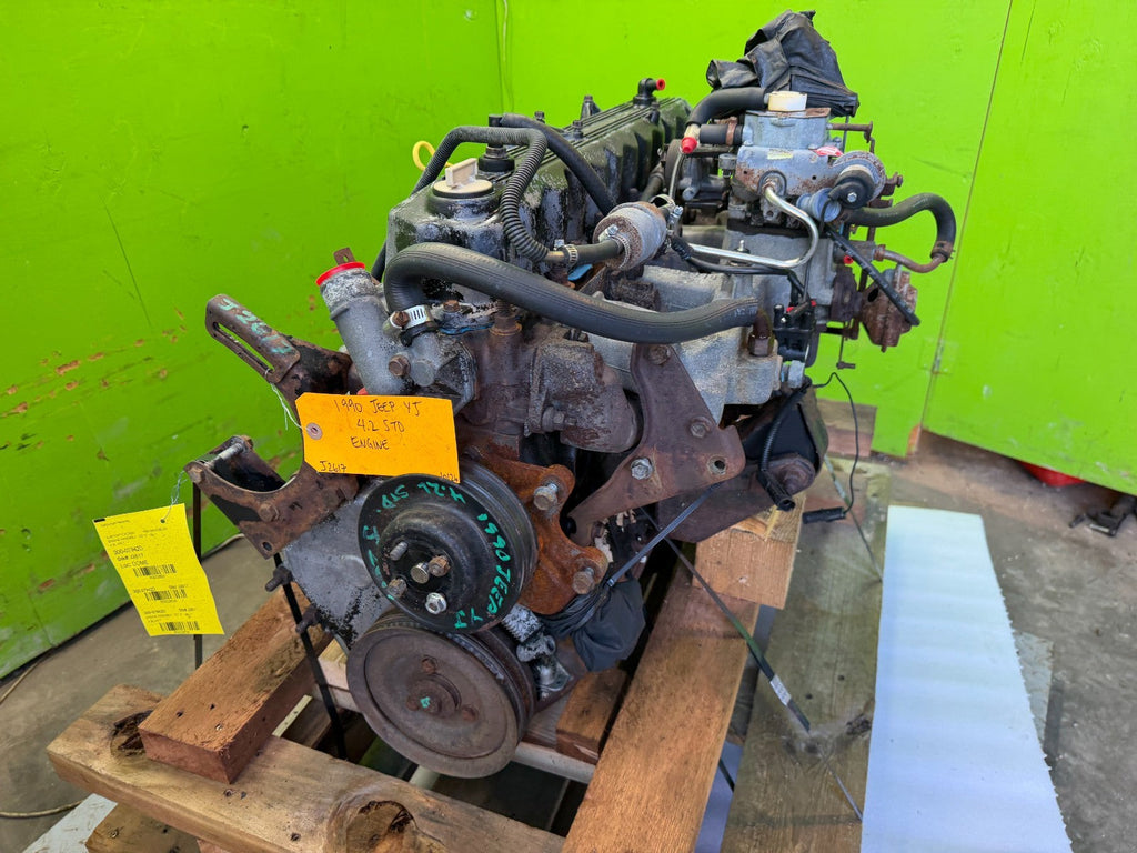 87-90 JEEP WRANGLER YJ 4.2 COMPLETE ENGINE MOTOR ASSEMBLY