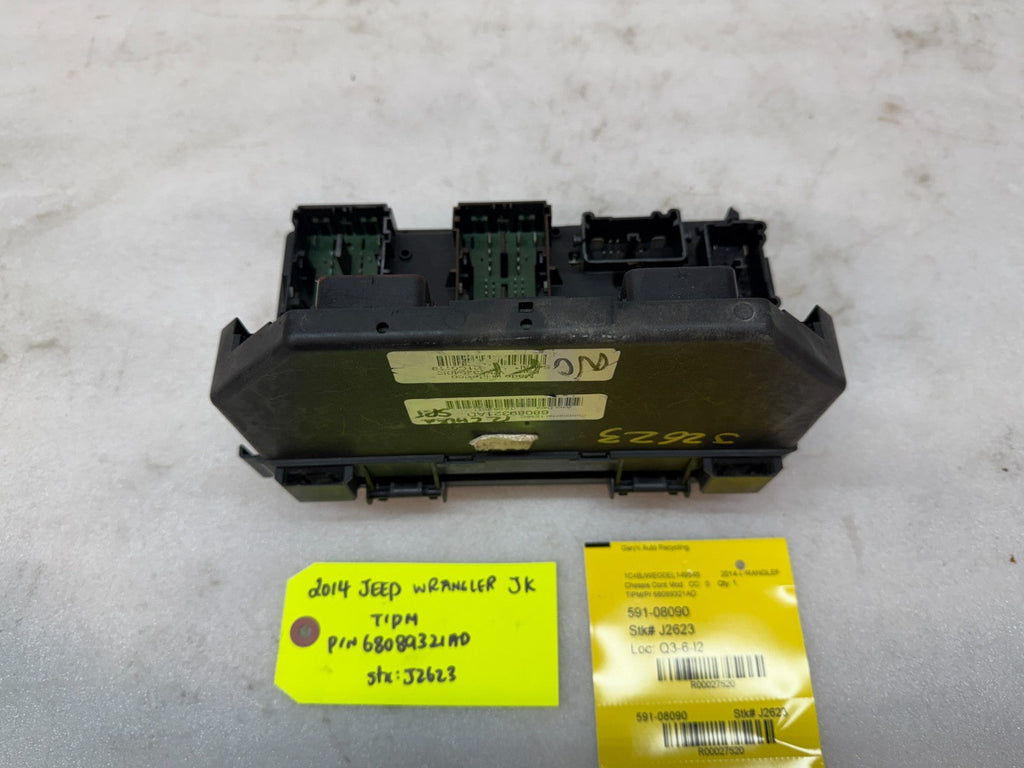14 JEEP WRANGLER JK TIPM INTEGRATED MODULE FUSE BOX 68217404AB