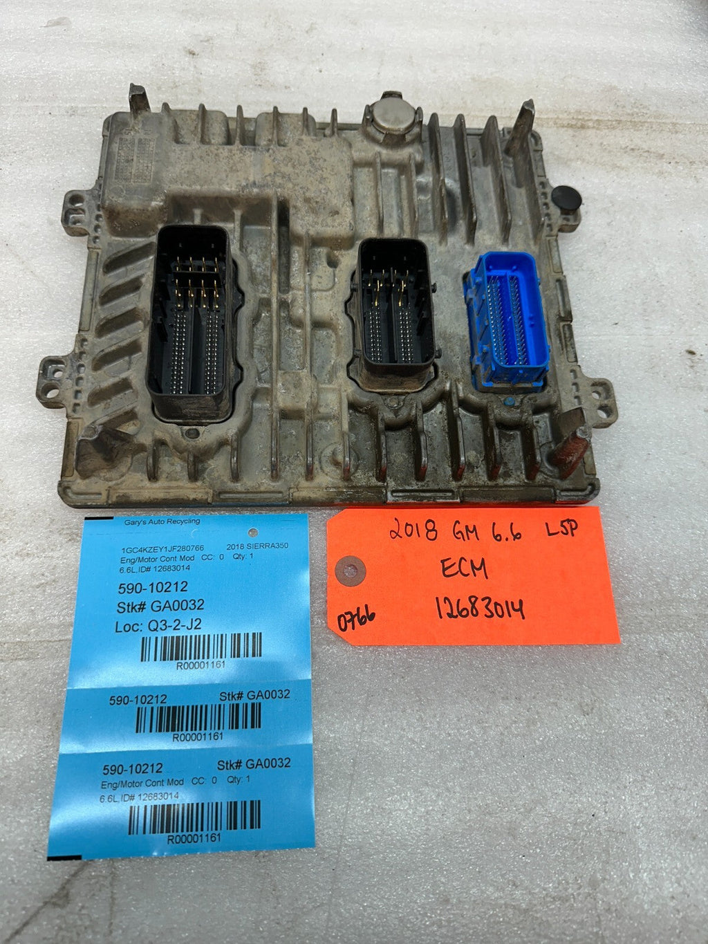 17-19 CHEVROLET GMC 3500 6.6 L5P DURAMAX DIESEL ENGINE COMPUTER ECM ECU 12683014