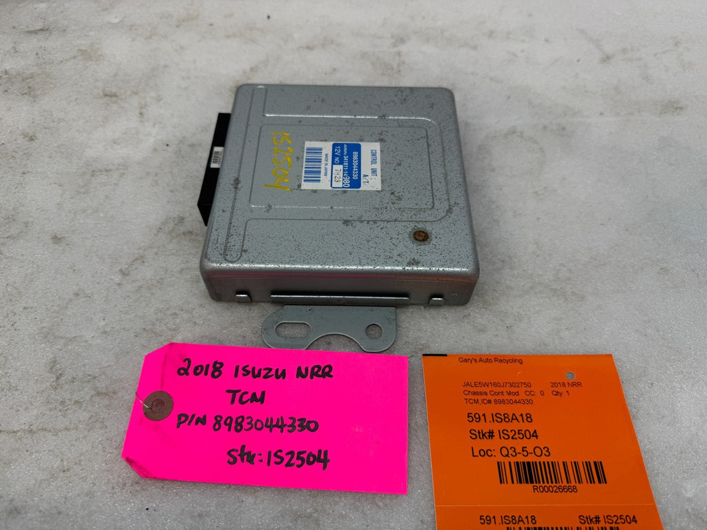 18 ISUZU NRR NPR NQR 5.2 TRANSMISSION CONTROL MODULE TCM TCU 8983044330