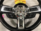 2016 FORD MUSTANG GT BLACK LEATHER STEERING WHEEL W CONTROLS  6sp MANUAL15 16 17