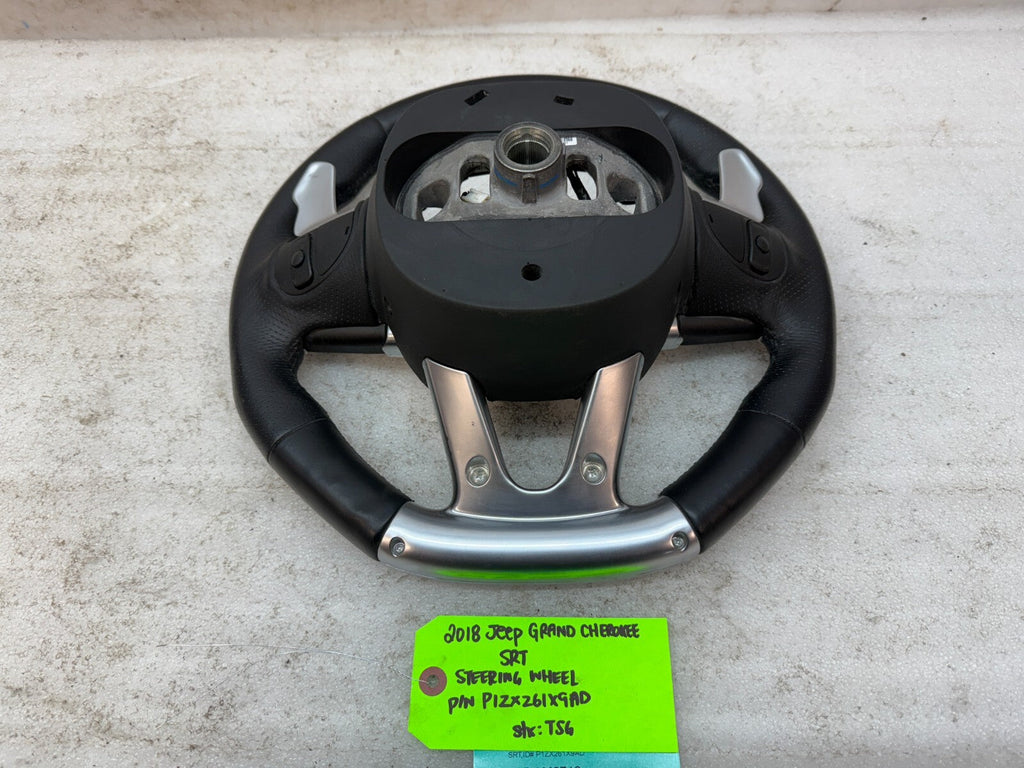 18 JEEP GRAND CHEROKEE SRT8 SRT-8 OEM HEATED STEERING WHEEL 14-18 P1ZX261X9AD