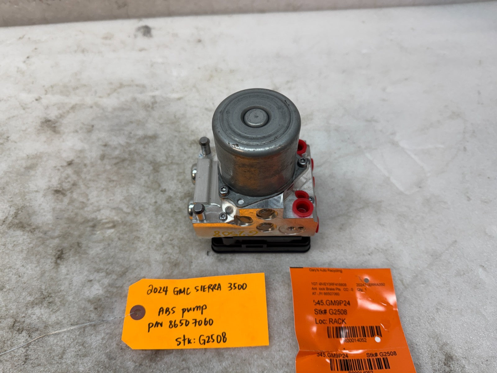 24 CHEVROLET GMC SIERRA SILVERADO 3500 2500 ABS ANTI LOCK BRAKE PUMP 86507060