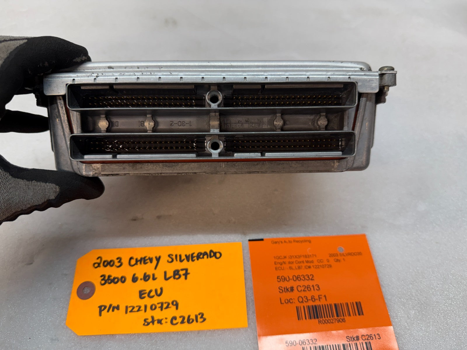 01-04 Chevrolet GMC 2500HD DURAMAX 6.6 LB7 ECM ECU ENGINE COMPUTER 12210729