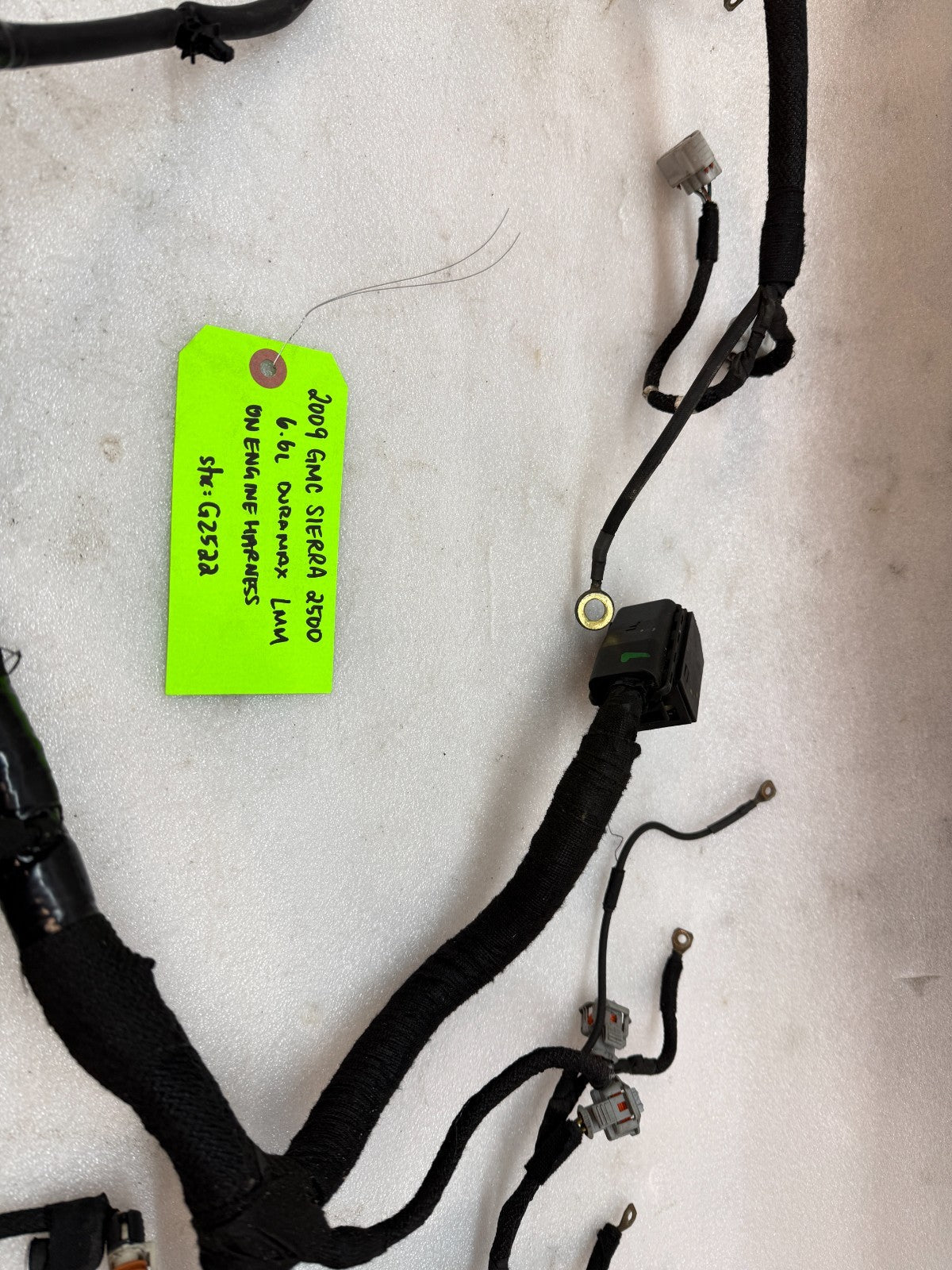 07-10 GMC CHEVROLET 2500HD DURAMAX 6.6 LMM ENGINE MOTOR WIRING HARNESS LOOM