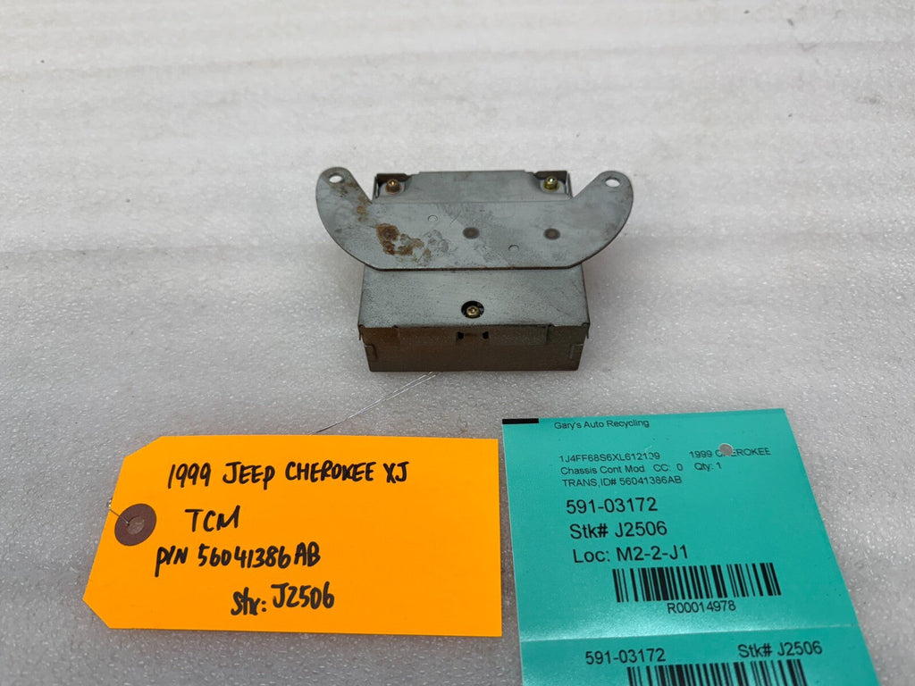 99 JEEP CHEROKEE XJ 4.0 AUTOMATIC TRANSMISSION COMPUTER TCM TCU 56041386AB
