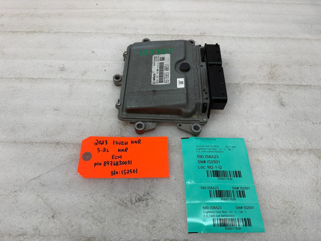 23 ISUZU NRR NPR 5.2L DIESEL EMMISIONS DEF CONTROL MODULE 8976830031