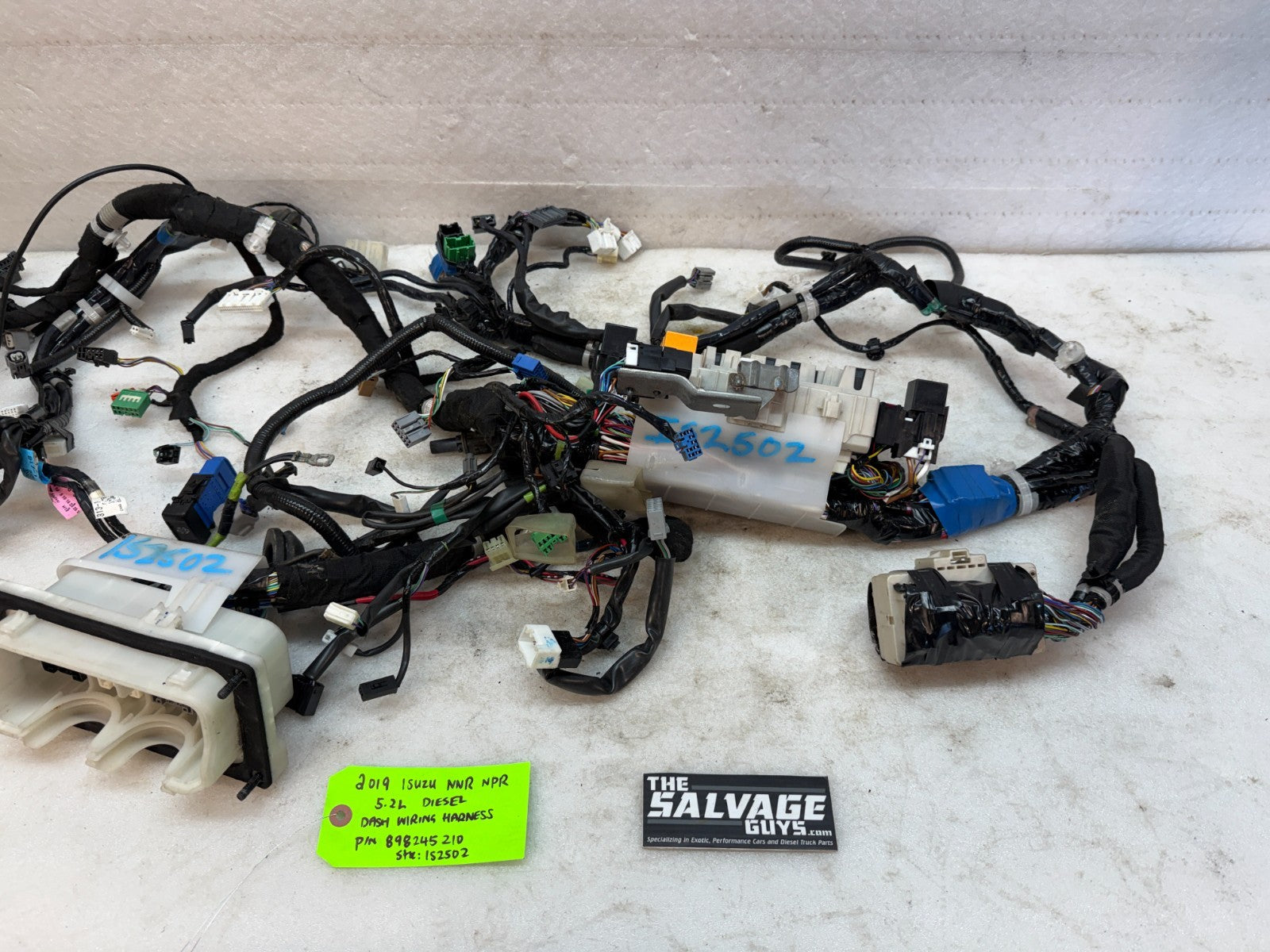 19 ISUZU NRR NQR 5.2 DASH WIRING HARNESS LOOM 898245210