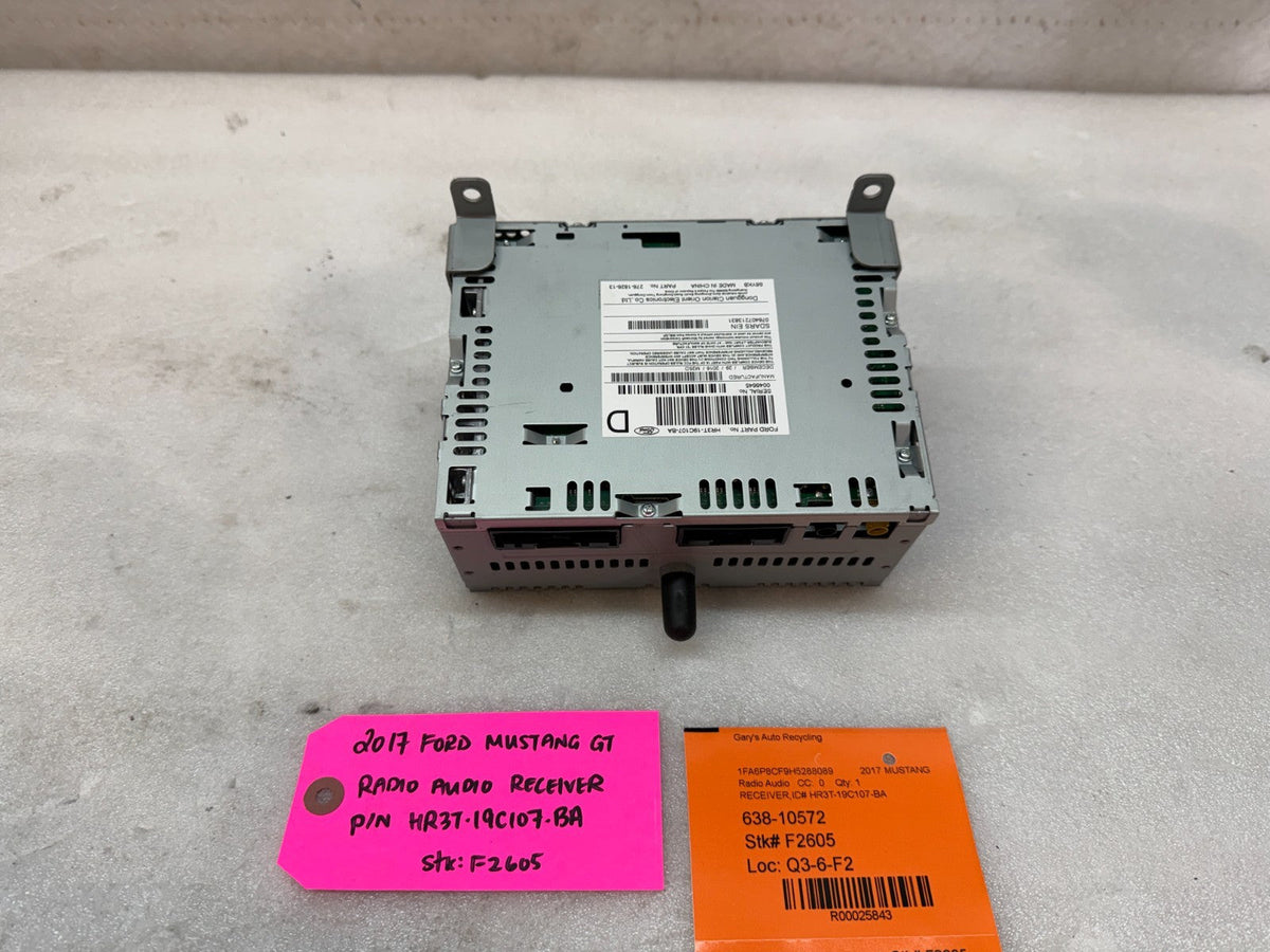 15 16 17 FORD MUSTANG GT AM FM CD SYNC 3 RADIO STEREO RECEIVER HR3T-19C107-BA