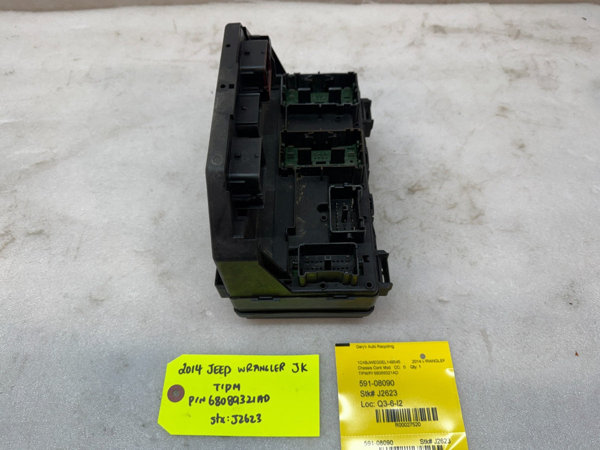 14 JEEP WRANGLER JK TIPM INTEGRATED MODULE FUSE BOX 68217404AB